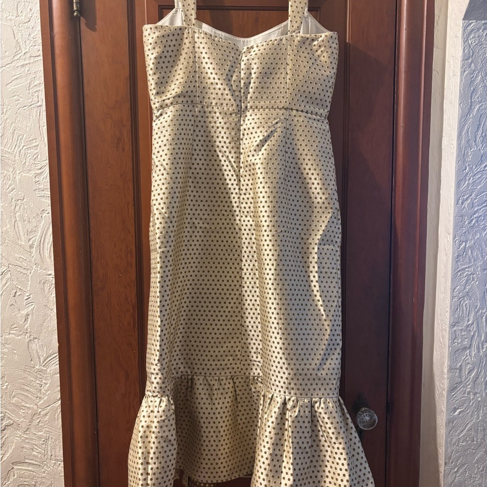 NWT- Sachin & Babi (Anthropology) Elegant Polka Dot Midi Dress - Picture 5 of 7
